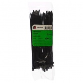 Кабельная стяжка Fortisflex КСС стандартная 4х200 мм черная [упаковка 100шт]
