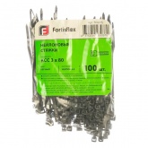 Кабельная стяжка КСС стандартная 3х80мм черная [уп.100шт] Fortisflex