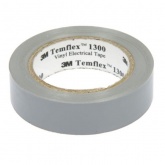 Изолента ПВХ 19мм х 20м (от 0°С до +60°С) 1300 серая 3M Temflex