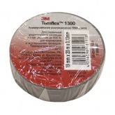 Изолента ПВХ 19мм х 20м (от 0°С до +60°С) 1300 серая 3M Temflex