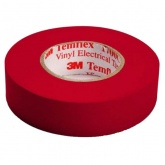 Изолента ПВХ 19мм х 20м (от 0°С до +60°С) 1300 красная 3M Temflex
