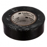 Изолента ПВХ 3M Temflex 1300 черная Ширина:19мм,  Длина:20 метров (от 0°С до +60°С)