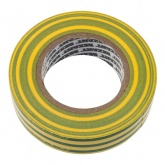 Изолента ПВХ Rexant 19мм х 25 метров желто-зеленая