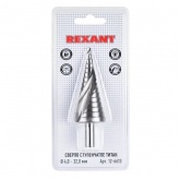 Сверло ступенчатое для работы с металлом, пластиком и деревом «ТИТАН» 4,0-32,0 мм REXANT