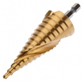 Сверло ступенчатое для работы с металлом, пластиком и деревом «ТИТАН» 4,0-32,0 мм REXANT