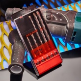 Набор буров по бетону 5-6-8-10х160 мм, 4 шт., в пластиковой коробке SDS PLUS REXANT