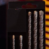 Набор буров по бетону 5-6-8-10х160 мм, 4 шт., в пластиковой коробке SDS PLUS REXANT