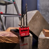 Набор буров по бетону 5х110, 6х110, 8х160 мм, 3 шт., в пластиковой коробке SDS Plus Rexant