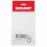Индикатор металл d8 220В подсв/красная LED  REXANT