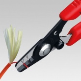 Инструмент Knipex для удаления изоляции со световодов вороненые 130 мм