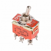 Тумблер Rexant 250V 15А (6c) ON-OFF-ON двухполюсный (блистер)