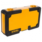 Набор бит Felo SL/ND/PH/Tx/SQ/BH/MS с трещоткой и рукояткой ERGONIC 36 шт в кейсе