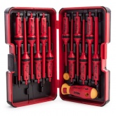 Отвертка диэлектрическая Felo Smart с набором насадок 12 шт в кейсе