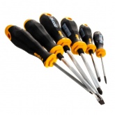 Набор отверток Felo Ergonic SL/PZ 6 штук серии 400/410/411 с шестигранным основанием