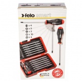 Отвертка торцевая Felo с набором насадок 12 шт в кейсе Smart