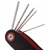 Набор КВТ раскладных шестигранных ключей с шаром в рукоятке НТК-Ш-08