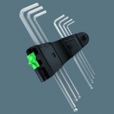 Набор Г-образных ключей Wera метрических, хромированных, 9шт 950 PKL/9 SM N