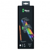 Набор Г-образных ключей Wera метрических, BlackLaser, 9шт Multicolour 950 SPKL/9 SM N