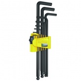 Набор Г-образных ключей Wera дюймовых, BlackLaser, 9шт 950 PKL/9 SZ N