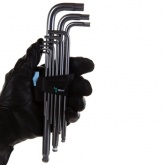 Набор Г-образных ключей Wera метрических, нержавеющая сталь, 9шт, 3950 PKL/9