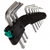 Набор Г-образных ключей Wera метрических, хромированных, 9шт, 950 PKS/9 SM N