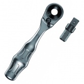 Компактный трещоточный ключ Вера 1/4 дюйма с насадкой Zyklop Mini