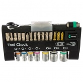 Комплект инструментов Вера с мини-трещоткой 1/4 дюйма из 38 предметов Tool-Check 1 SB