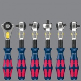 Набор с трещоткой Вера, автомобильный, привод 1/4 дюйма, метрический, 28 деталь 8100 SA 6 Zyklop Spe