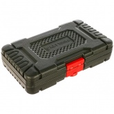 Набор торцевых головок с ключом трещоткой 1/4 дюйма в кейсе КВТ НАИ-05/24 (24 предмета)