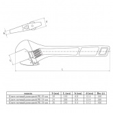 Ключ гаечный разводной КВТ 19мм РК-19