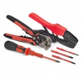 Набор универсальный КВТ UNI Профи для резки, снятия изоляции, опрессовки и монтажа проводов до 10мм