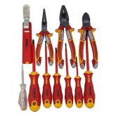 Набор диэлектрических отверток Felo SL/PH ERGONIC, бокорезы, плоскогубцы, длинногубцы, стриппер