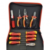 Набор диэлектрических отверток Felo SL/PH ERGONIC, бокорезы, плоскогубцы, длинногубцы, стриппер