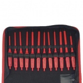 Набор диэлектрических стержней Felo, рукоятки E-SMART, бокорезы и плоскогубцы, отвертка тестер, 19шт