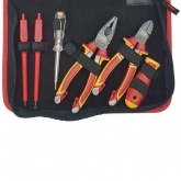 Набор диэлектрических стержней Felo, рукоятки E-SMART, бокорезы и плоскогубцы, отвертка тестер, 19шт