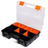 Кейс-органайзер КВТ К-06 Профи с 9 отделениями и 2 съемными модулями