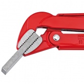 Ключ трубный Knipex 2 дюйма прямые губки 45° 70мм L-570мм