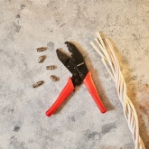 Кримпер Rexant для обжима F и BNC разъемов RG-58, RG-59, RG-62, RG-6 (HT-301 PA) (TL-236 PA)