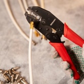 Кримпер Rexant для обжима F и BNC разъемов RG-58, RG-59, RG-62, RG-6 (HT-301 PA) (TL-236 PA)