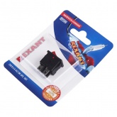 Выключатель клавишный Rexant 250V 6А (4с) ON-OFF красный с подсветкой (блистер) Mini