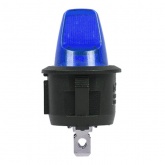 Выключатель клавишный Rexant круглый 250V 6А (3с) ON-OFF синий