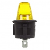 Выключатель клавишный Rexant круглый 250V 6А (3с) ON-OFF желтый