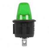 Выключатель клавишный круглый Rexant 250V 6А (3с) ON-OFF зеленый