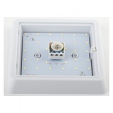 Светильник светодиодный ЖКХ SPB-4-15-4K-MWS IP20 15Вт 1200Лм 4000К 190мм квадрат с датчиком движения