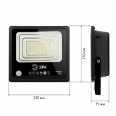 Прожектор светодиодный ЭРА 100W 1200Lm 5000K IP65 ПДУ на солн. батарее с датчиком движения