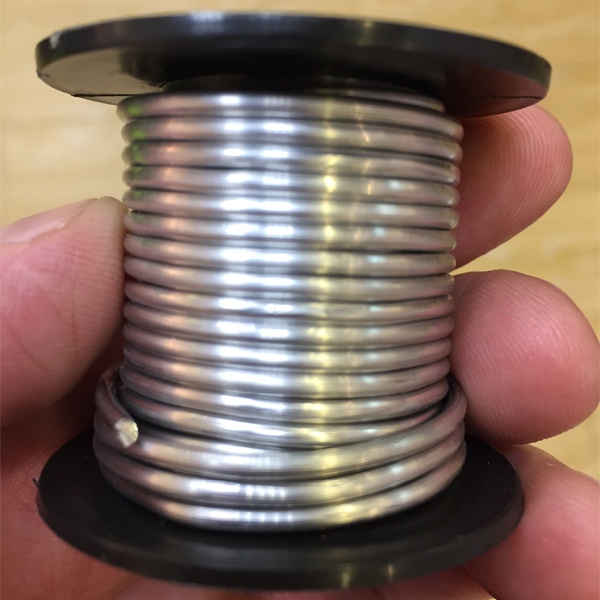 Припой в катушке ПОС-61 ? 2 мм (без канифоли) Рексант, 100 г