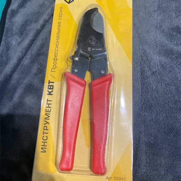 Ножницы для резки проводов и коаксиальных кабелей MC-03 КВТ