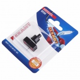 Выключатель-кнопка 250V 1А (2с) ON-OFF  черный   (для настольной лампы) блистер REXANT