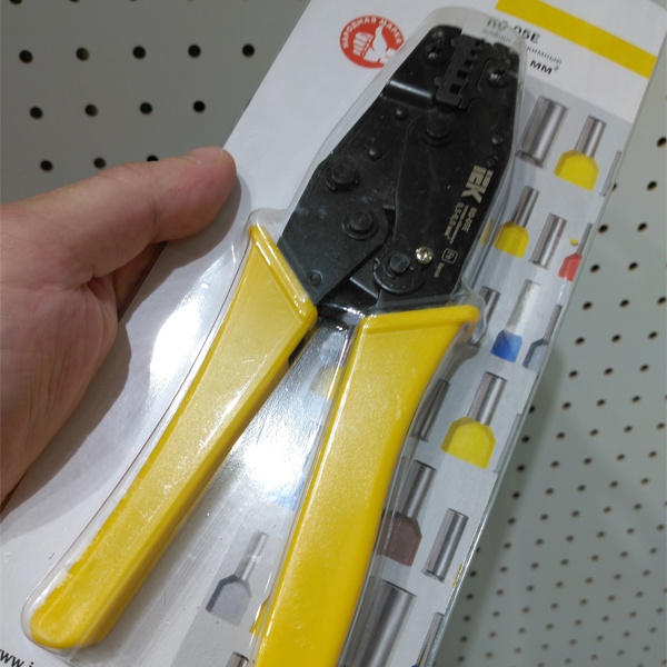 Клещи обжимные К0-05Е 0,5-6мм2, IEK