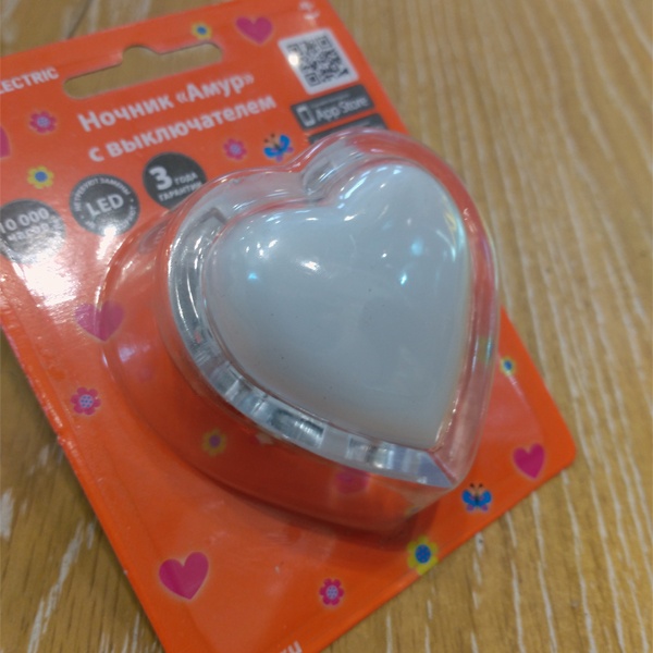 Декоративный ночник в розетку Амур ТДМ, мощностью 0,3 Вт